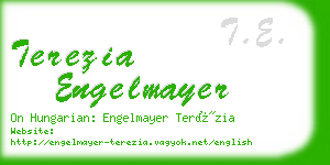 terezia engelmayer business card